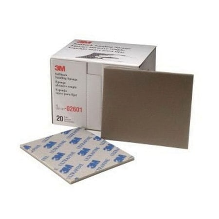 3M PN02601 SOFTBACK SANDING SPONGE ULTRAFIN, 20PK 7000000592